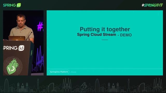 Spring Cloud Stream: Developer Recipes, Tips and Tricks by Oleg Zhurakousky @ Spring I/O 2018 смотреть онлайн