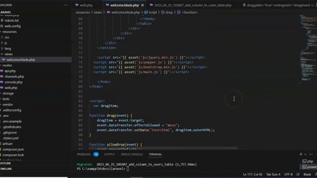 How to Drag and Drop Functionality in Laravel | PHP | Zendframework смотреть онлайн
