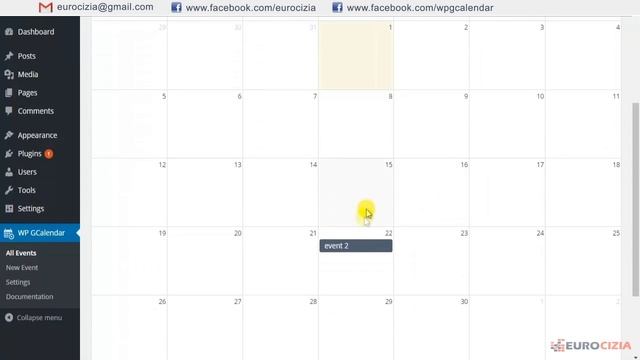 WP Google Calendar Manager Pro v1.7 - Synchronization & Calendars options смотреть онлайн