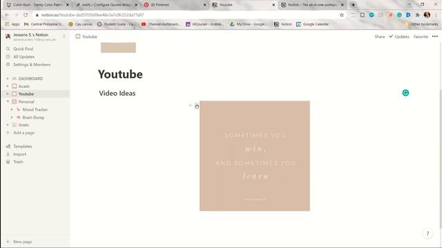 HOW TO MAKE AESTHETIC NOTION SET UP I How I organize my notion set up (+ free template) смотреть онлайн