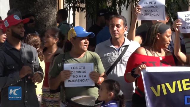Venezuelans on streets to slam and reject OAS and U.S. intervention смотреть онлайн