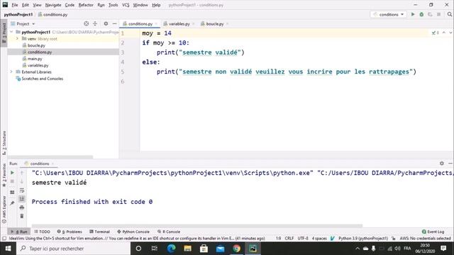 LES STRUCTURES CONDITIONNELLES EN PYTHON #3 (IF ELIF ELSE) смотреть онлайн
