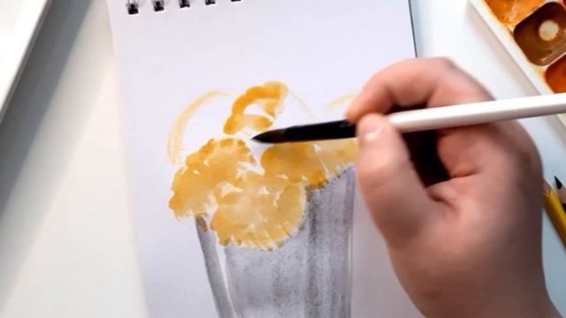 Как нарисовать одуванчики акварелью просто? | Рисование для детей и начинающих смотреть онлайн