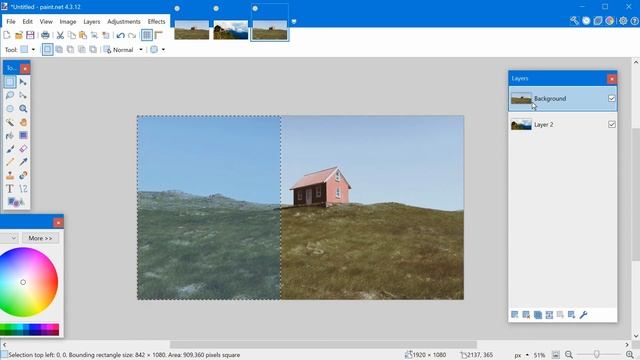 How to Blend 2 Pictures in Paint.net смотреть онлайн