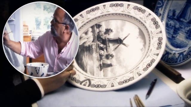 Painting Delft Blue Royal Delft смотреть онлайн