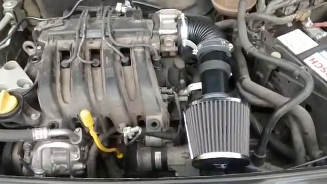 Kit de admisión directa CUABIMOT Colocado en Renault Clio 2 1.2 16v. смотреть онлайн