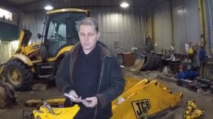 ?РЕМОНТ ЗАДНЕЙ КАРЕТКИ и СТРЕЛЫ э/погрузчика JCB 4СХ-СНИМАЕМ,ПЕРЕБИРАЕМ,ПЕРЕВТУЛИВАЕМ заднюю стрелу