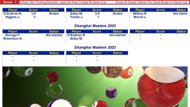 ?? 2023 Shanghai Masters Snooker LIVE Snooker Quarter Finals Game Sep 14, 2023