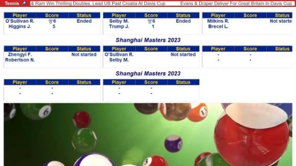 ?? 2023 Shanghai Masters Snooker LIVE Snooker Quarter Finals Game Sep 14, 2023