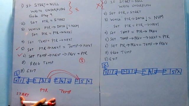 DOUBLY LINKED LIST DELETION BEFORE & AFTER NODE||DATA STRUCTURE & INTRODUCTION TO PROGRAMMING смотреть онлайн