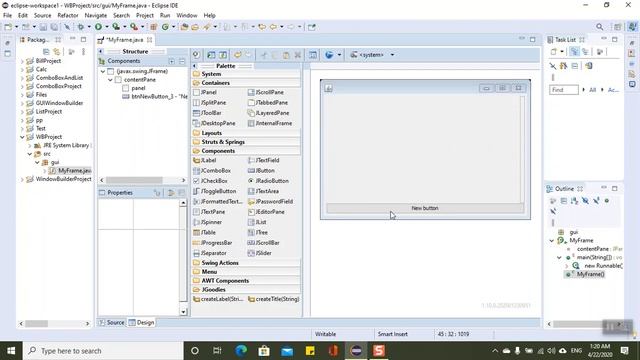 Java Dr Radwan Batyha Window Builder Array of Buttons 1 смотреть онлайн