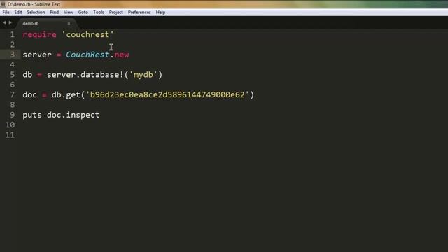 CouchDB and Ruby using CouchRest смотреть онлайн