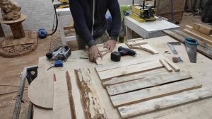 Полка для вина. Самый простой способ(без станков)!