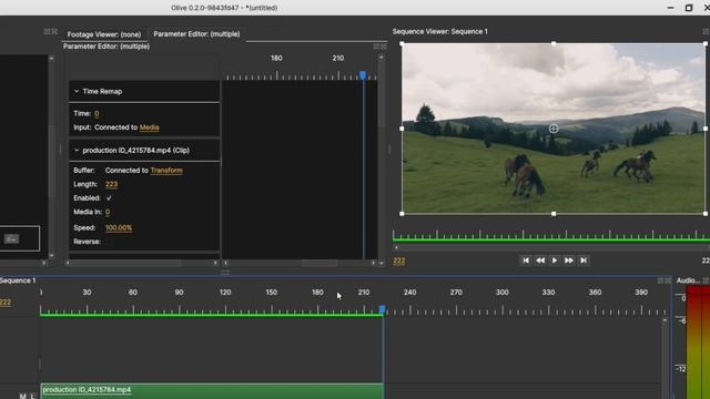 How to use Time Remapping Node in Olive 0.2 смотреть онлайн
