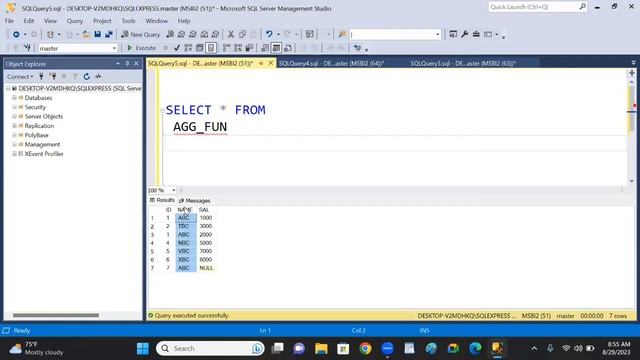 SQL AGGREGATE Function | SQL Tutorial | Explain with interview questions | #sqlserver смотреть онлайн