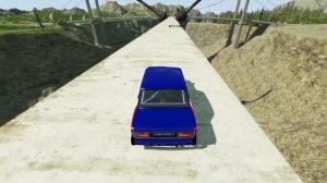 БЭТМОБИЛИ ЗАХВАТИЛИ ВСЮ ДОРОГУ! Крушение машин на полосе препятсвий в Beamng drive. Гоша и Чич.