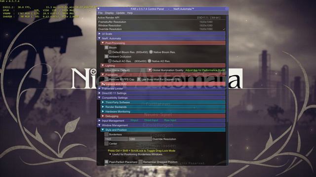 Nier Automata - Lösung / Fix - Fps, Auflösung, Fenstermodus смотреть онлайн