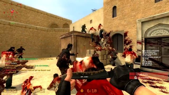 [CSS Zombie Escape] Plague Fest goes de_dust2 смотреть онлайн