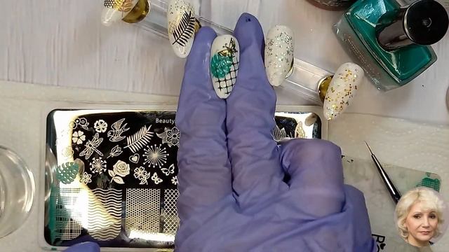 Экспресс дизайны. Стемпинг. Дизайны с одной пластины №11 смотреть онлайн