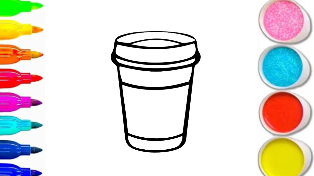 КАК НАРИСОВАТЬ СТАКАН ДЛЯ КОФЕ смотреть онлайн