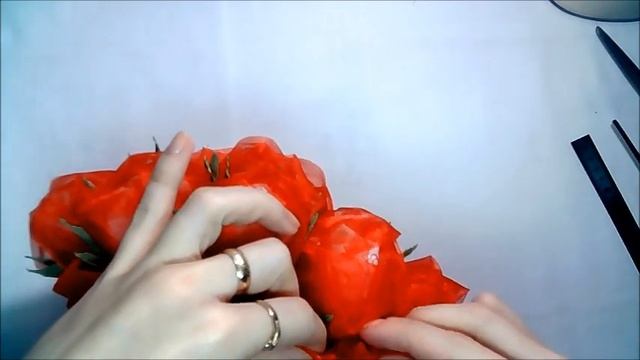 Букет в органзе с конфетами Raffaello (рафаэлло) смотреть онлайн