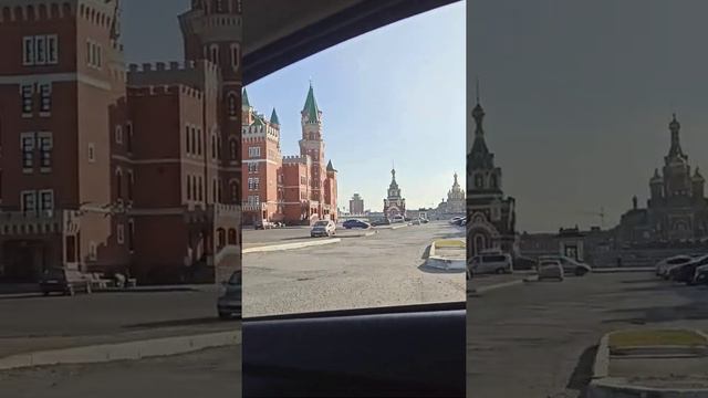 Центр Йошкар-Олы, очень красивый город смотреть онлайн