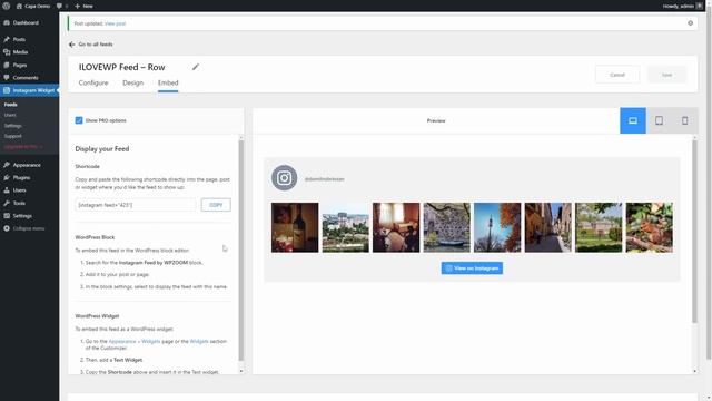 Add Instagram Feeds in WordPress with the WPZOOM Social Feed Plugin смотреть онлайн