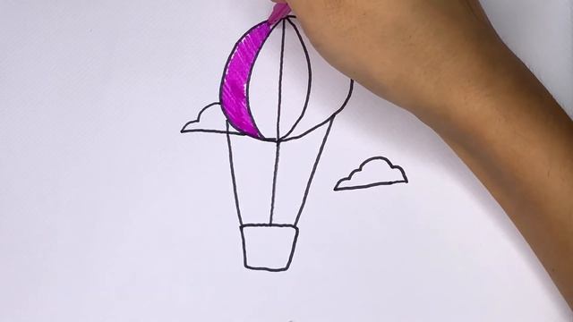 Draw a balloon for kids. Рисуем детский воздушный шар смотреть онлайн