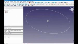FreeCad Спираль по эллипсу