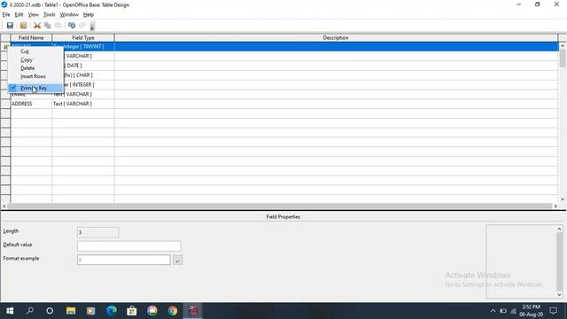 Unit-3 Database and Table Creation using Open Office(DBMS software) смотреть онлайн