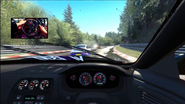 NEW!! (Updated) Nissan Silvia S14A HansDMRZ - Nordschleife Wet Track & Spray - Assetto Corsa смотреть онлайн