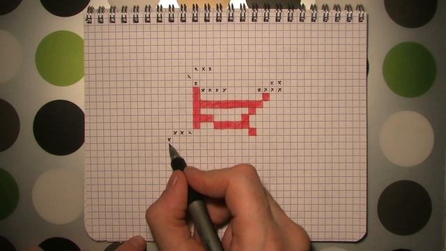 КАК РИСОВАТЬ ВЕЛОСИПЕД ПО КЛЕТОЧКАМ #pixelvideo смотреть онлайн