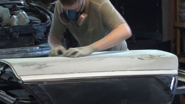 Кузовной ремонт LEXUS RX 350 Шпаклюю двери смотреть онлайн