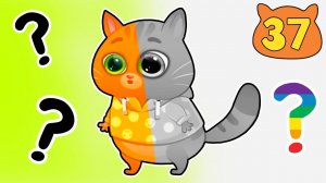 Суровый КОТИК БУБУ №37. Черно-белое кино. Мультик ИГРА про котят на канале Хвостик ТВ