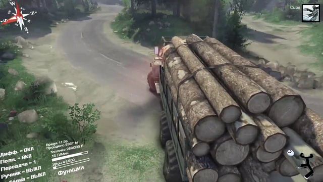 Spintires 1.0 /#45 (Широкая река) смотреть онлайн