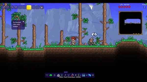 #Terraria #1.3.5 #moddedterraria True Creative Mode for Terraria! - Cheat Sheet Mod | Terraria 1.3.