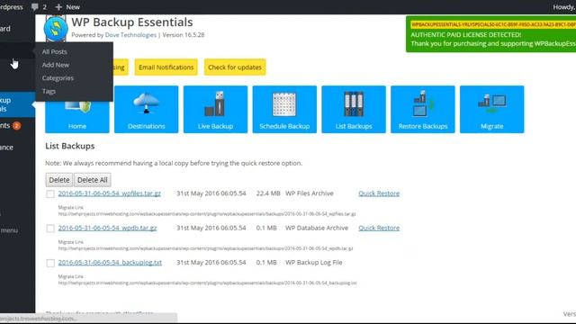 Quick Restore Your Wordpress Database with WP Backup Essentials смотреть онлайн