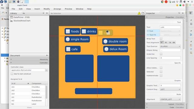 59 JAVA FX GUI Scene Builder Drag & Drop смотреть онлайн