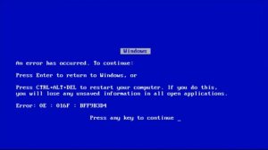 Эволюция Синего экрана смерти (BSOD) с Windows 1.0 - 10