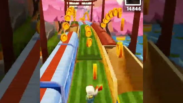 Subway Surf играем! Мультик игра собиратель монет #2 смотреть онлайн