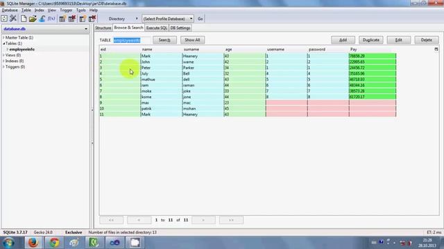 QT C++ GUI Tutorial - Delete data from SqLite Database with pushbutton смотреть онлайн