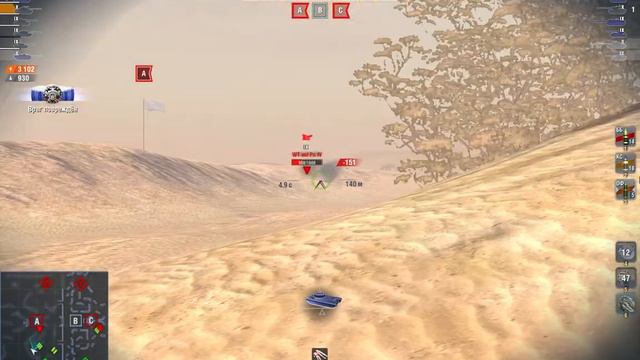 Объект 140 Вышел сухим из воды World Of Tanks Blitz