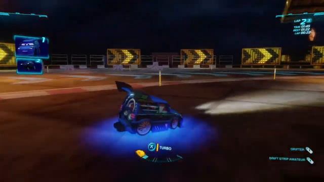 Cars 2:The Game| DJ on Oil Rig Run (BATTLE RACE) смотреть онлайн