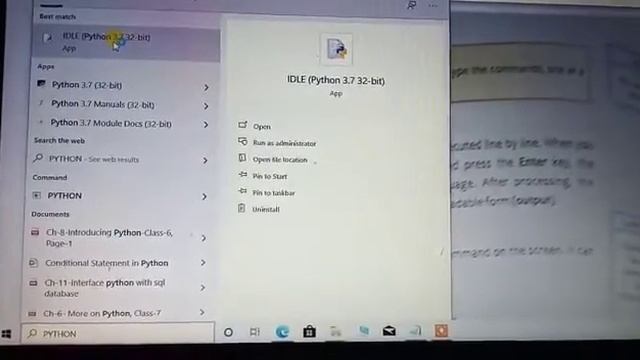Topic:- Interactive Mode of Python, Computer, Class-6, Video Lecture By Anand Vijay. смотреть онлайн