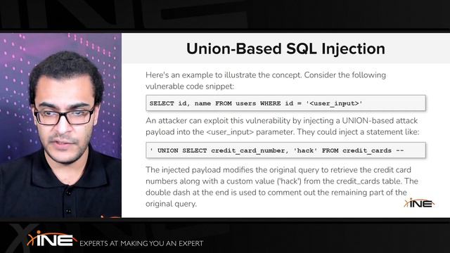 6.17. Exploiting Union-Based SQL Injection Vulnerabilities - Part 1 смотреть онлайн
