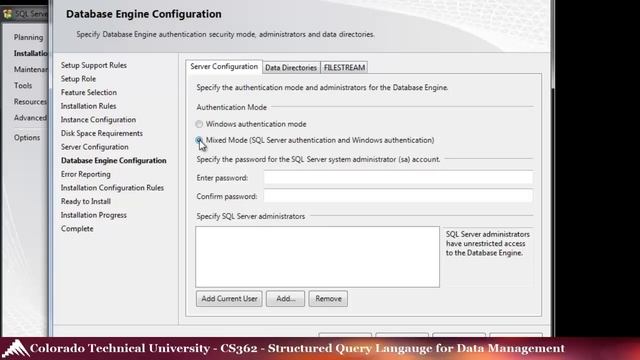 CTU - CS362 Required Microsoft SQL Server Install смотреть онлайн