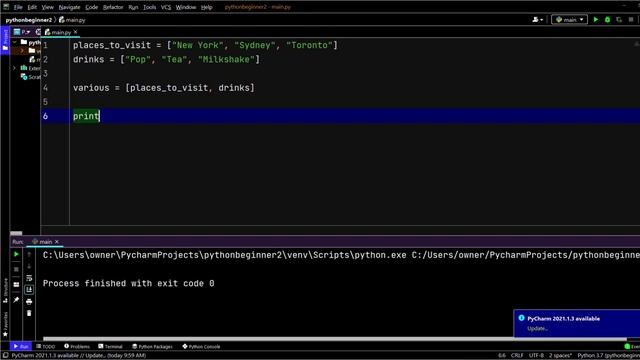 How to create a 2d list in PYTHON смотреть онлайн