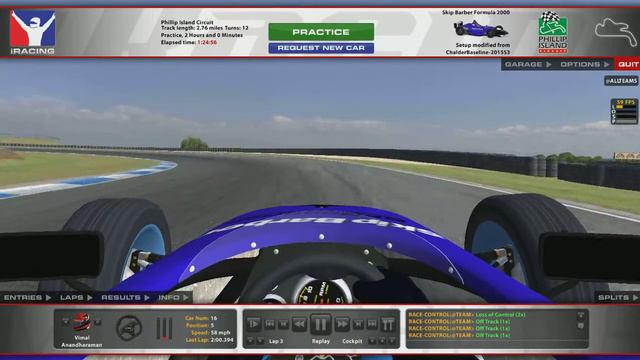 Skip Barber @ Phillip Island Circuit Hotlap(1:50.683) смотреть онлайн