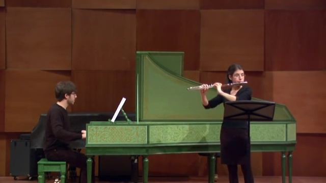 J.S. Bach Sonata G minor BWV 1020 for flute and harpsichord смотреть онлайн
