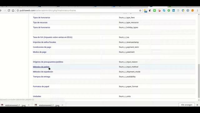 Dolibarr 6.0 -  Los Diccionarios